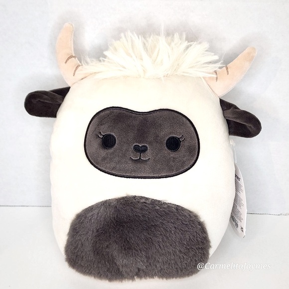 VENUS 🐏 Longhorn Fuzzy Belly Sheep FTM Original Squishmallow By Kellytoy NWT - Picture 1 of 8